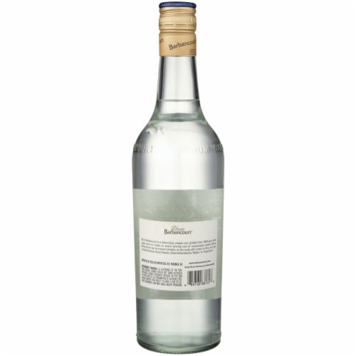 Rhum Barbancourt Traditional White Light Rum Perspective: left