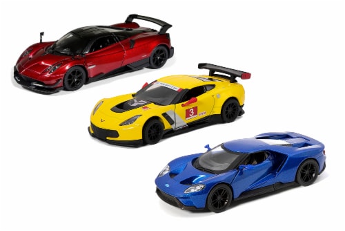 MTI Diecast Pullback Car Set Perspective: left