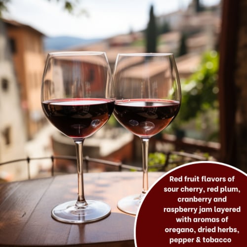 Cortelunga Montepulciano D'Abruzzo Italian Red Wine Perspective: left