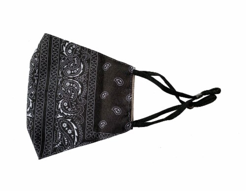 ORLY Men's Adjustable Safety & Protection Fabric Mask - Bandana Perspective: left
