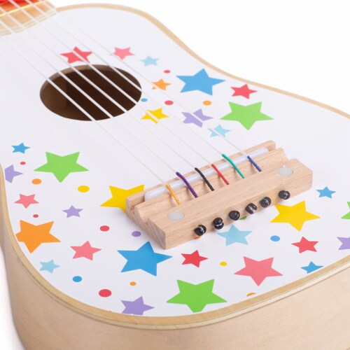 Bigjigs Toys Wooden Guitar Perspective: left