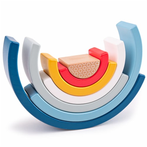 Bigjigs Toys, 100% FSC Certified Rainbow Arches Perspective: left