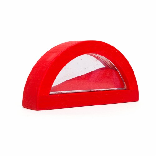 Bigjigs Toys Wooden Rainbow Sensory Shapes Perspective: left