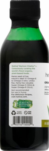 Nutiva Hempseed Oil Perspective: left