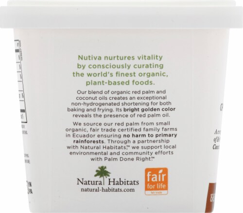 Nutiva Coconut Shortening Perspective: left