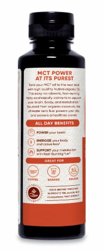 Nutiva® Organic C8 MCT Oil Ultimate Keto Fuel Perspective: left
