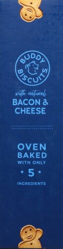 Buddy Biscuits Bacon & Cheese Dog Treats Perspective: left