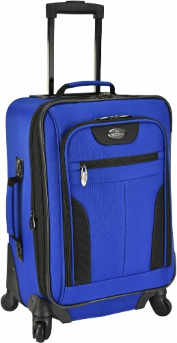 Traveler's Choice® Upright Spinner Luggage Bag - Blue, 20 in - Fred Meyer