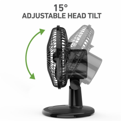 Holmes® 6 Inch Table Fan Perspective: left