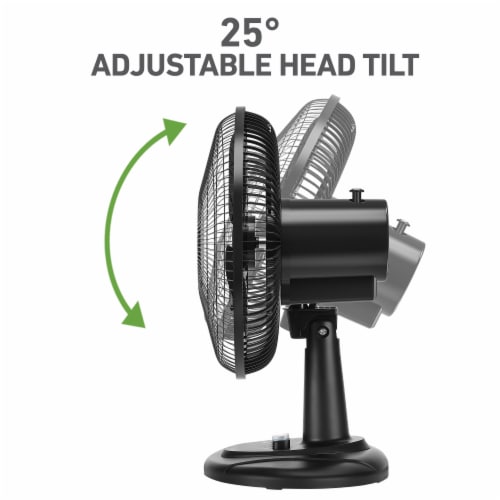 Holmes® 12-Inch Oscillating Table Fan Perspective: left