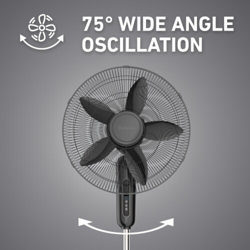 Holmes® Digital Stand Fan Perspective: left