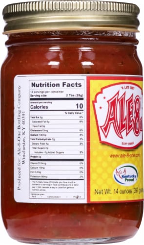 Ale-8-One Sweet Tomato Salsa Perspective: left