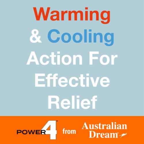 Australian Dream Power 4 - Muscle and Joint Pain Relief Cream - 4oz Jar Perspective: left