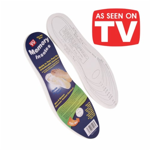 Comfort Foot Memory Insoles - Fits Any Shoe Perspective: left