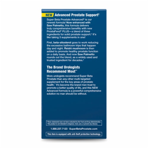Super Beta Prostate Advanced® + Saw Palmetto Perspective: left