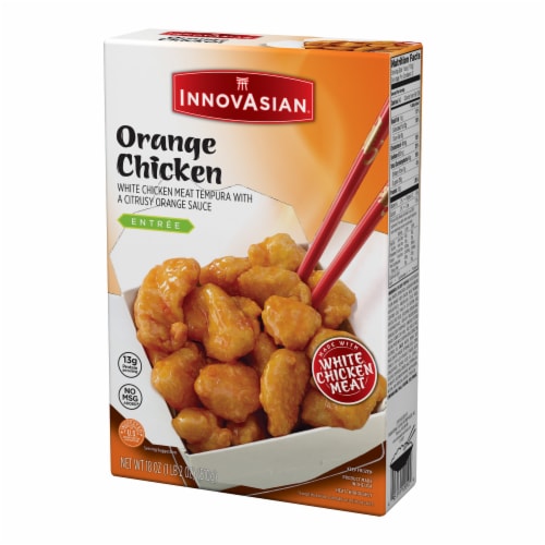 InnovAsian Frozen Orange Chicken Multi-Serve Entree Perspective: left