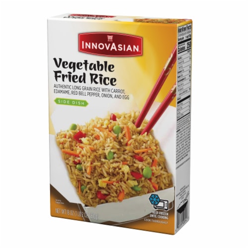 InnovAsian Vegetable Fried Rice, Frozen Perspective: left