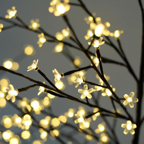Cherry blossom tree floor sales lamp