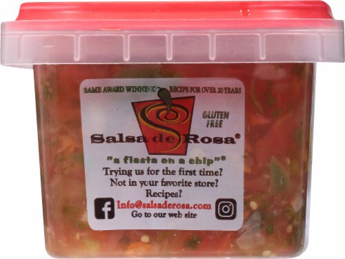 Salsa de Rosa® Hot Salsa Perspective: left