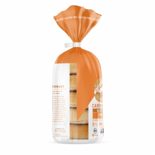 Carbonaut® Gluten Free Plain Bagels Perspective: left