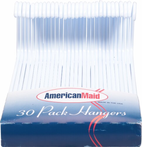 American Maid Hangers - 30 pk - White Perspective: left