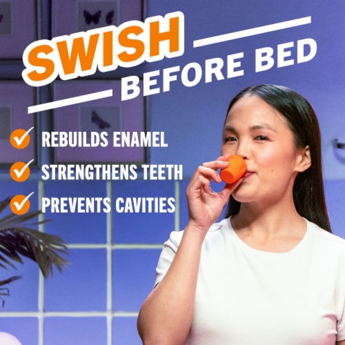 TheraBreath Overnight Mouthwash Chamomile Mint Alcohol-Free Perspective: left