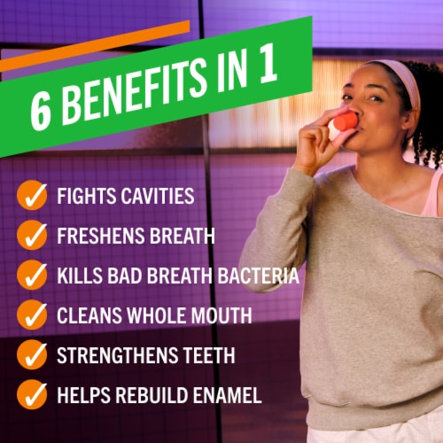 TheraBreath Complete Mouthwash Revitalizing Mint Alcohol-Free Perspective: left