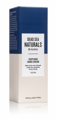 Ahava Dead Sea Naturals Vegan Soothing Hand Cream Perspective: left