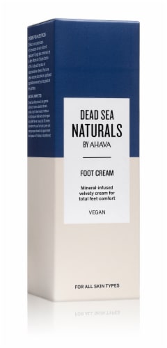 Ahava Dead Sea Naturals Vegan Foot Cream Perspective: left