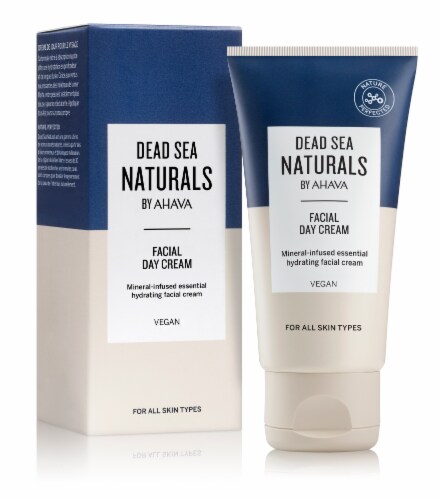 Ahava Dead Sea Naturals Vegan Facial Day Cream Perspective: left
