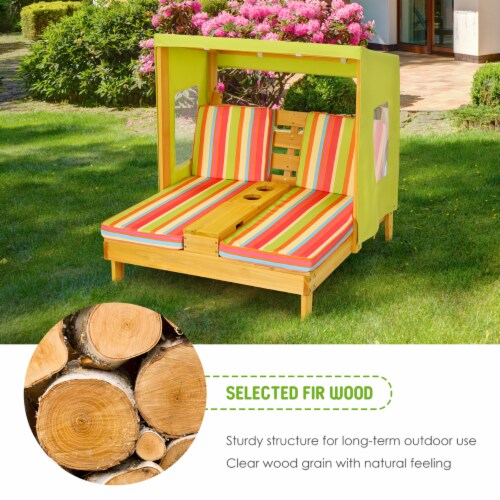 Patio chair with awning clearance