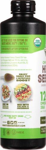 Manitoba Harvest Organic Hemp Seed Oil Perspective: left