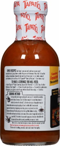 Tapatio® Classic Spicy Fajita Cooking Sauce Perspective: left