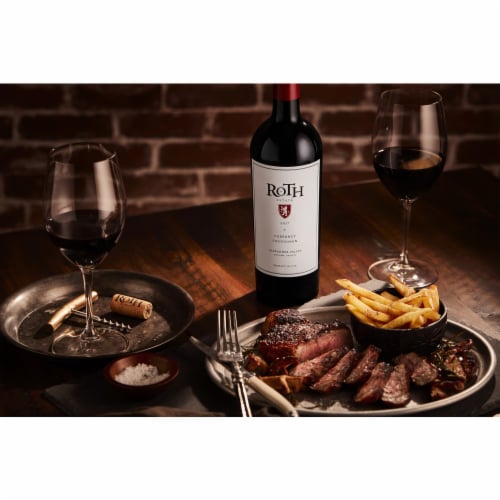 Roth Estate Cabernet Sauvignon California Red Wine Perspective: left