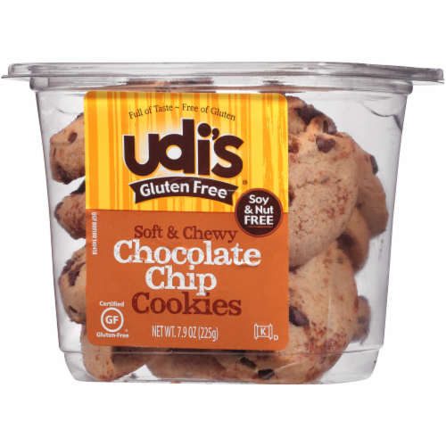 Udi's Gluten Free Chocolate Chip Cookies Perspective: left