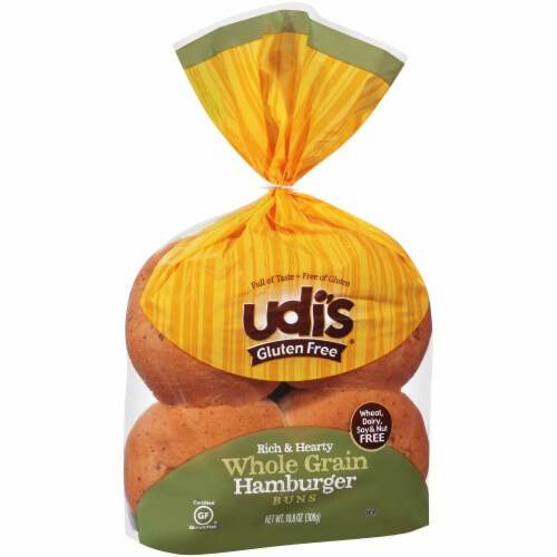 Udi's® Gluten Free Whole Grain Hamburger Buns, 10.8 oz Kroger