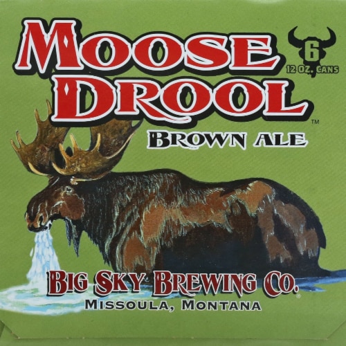 Big Sky Brewing Company Moose Drool Brown Ale Perspective: left