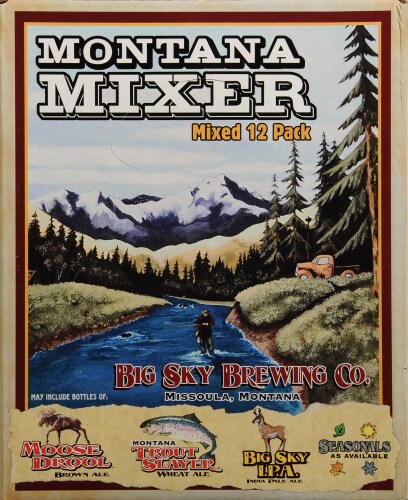 Big Sky Brewing Company Montana Mixer Perspective: left