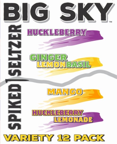 Big Sky Spiked Seltzer Spiked Seltzer Variety Pack Perspective: left