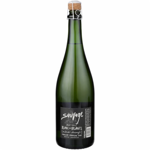 Gruet Blanc De Blancs Sauvage Chardonnay New Mexico Sparkling Wine Perspective: left