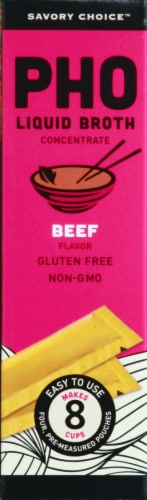Savory Choice Pho Beef Concentrate Perspective: left