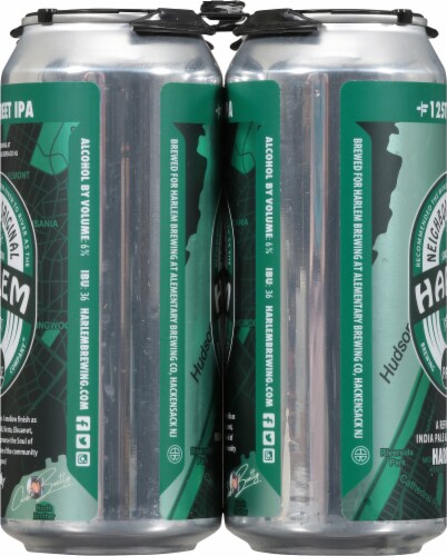 Harlem Brewing Company IPA Harlem Style Beer Perspective: left