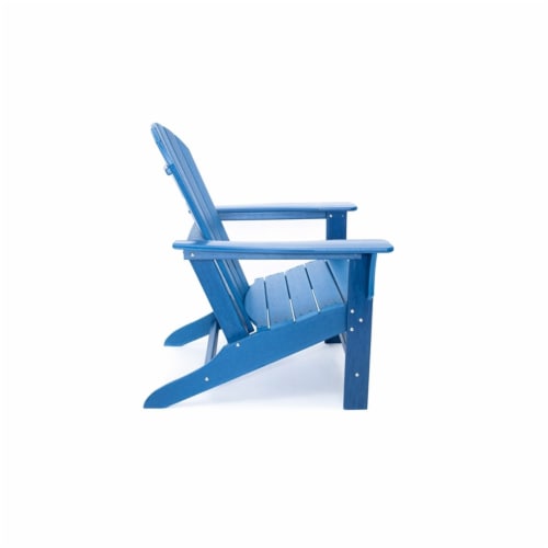 Hampton Navy Poly Outdoor Patio Adirondack Chair 1 Fred Meyer