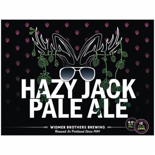 Widmer Brothers Brewing Hazy Jack Pale Ale Perspective: left
