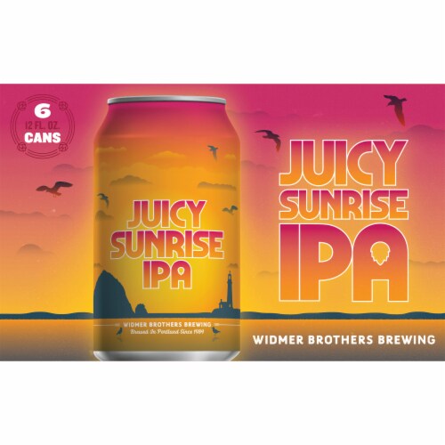 Widmer Brothers Brewing Juicy Sunrise IPA Perspective: left