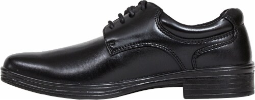 Deer Stags Blazing Boys' Dress Oxfords - Black Perspective: left