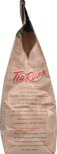 Tia Rosa Megathiin Tortilla Chips Perspective: left