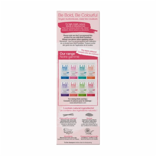 Tints of Nature Bold Colours Fuchsia Semi-Permanent Hair Color Perspective: left