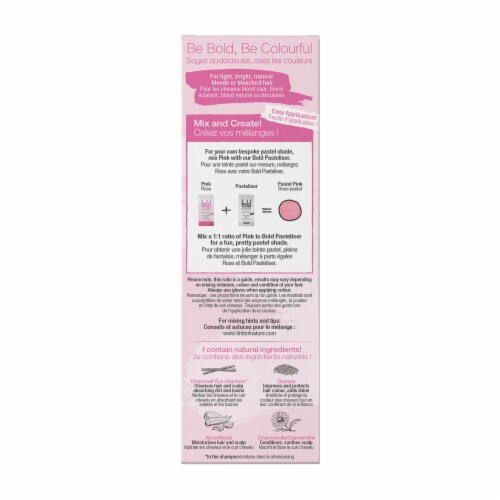 Tints of Nature Bold Colours Pink Semi-Permanent Hair Color Perspective: left