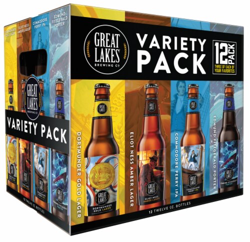 Great Lakes Variety Pack Lagers and Ales Perspective: left